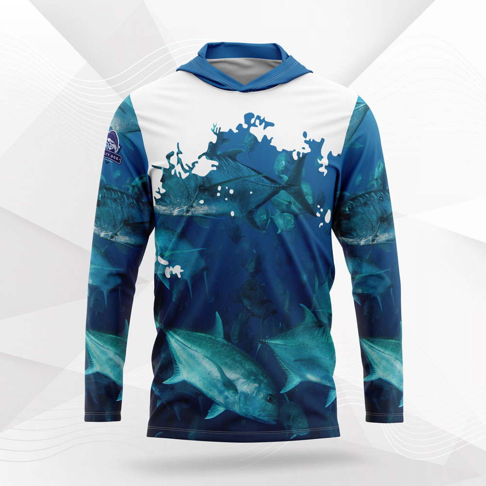 Abstract Tuna Fishing Shirt - Hoodie